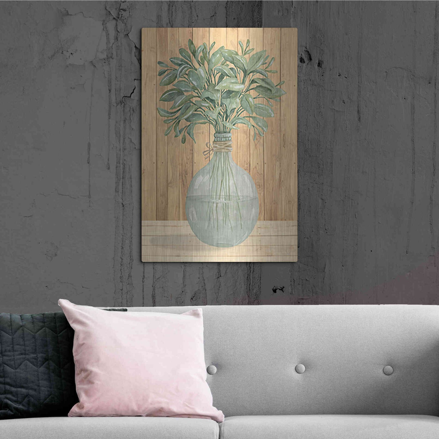 Luxe Metal Art 'Happiness II' by Cindy Jacobs, Metal Wall Art,24x36