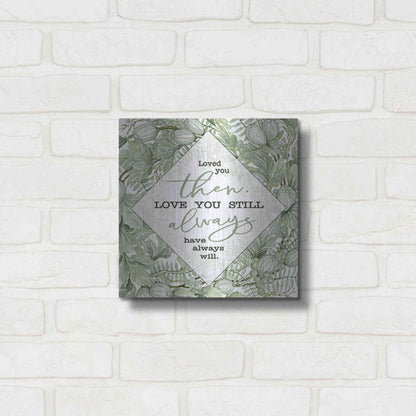 Luxe Metal Art 'Love You' by Cindy Jacobs, Metal Wall Art,12x12