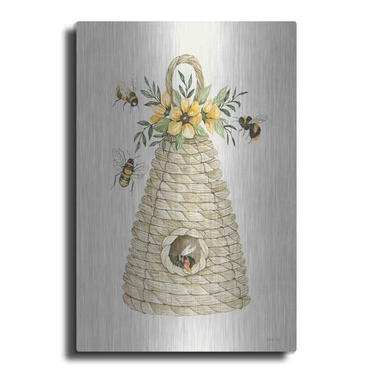Luxe Metal Art 'Bee Hive Home' by Cindy Jacobs, Metal Wall Art