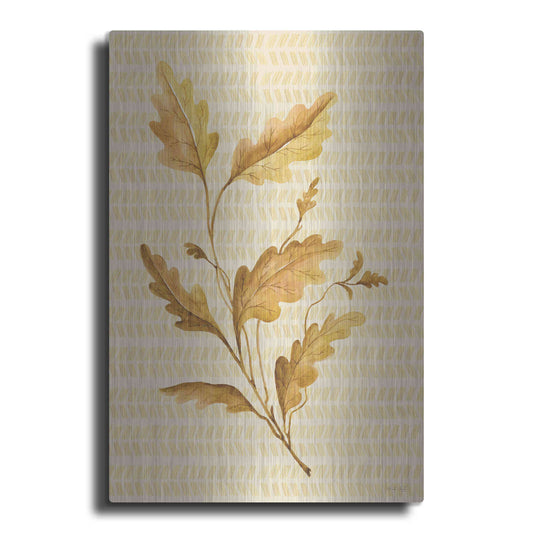 Luxe Metal Art 'Golden Oak' by Cindy Jacobs, Metal Wall Art