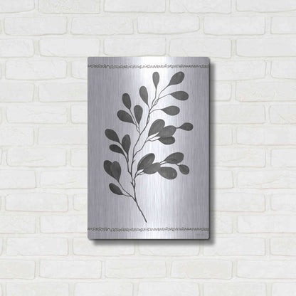 Luxe Metal Art 'Leaf Collection I' by Cindy Jacobs, Metal Wall Art,16x24