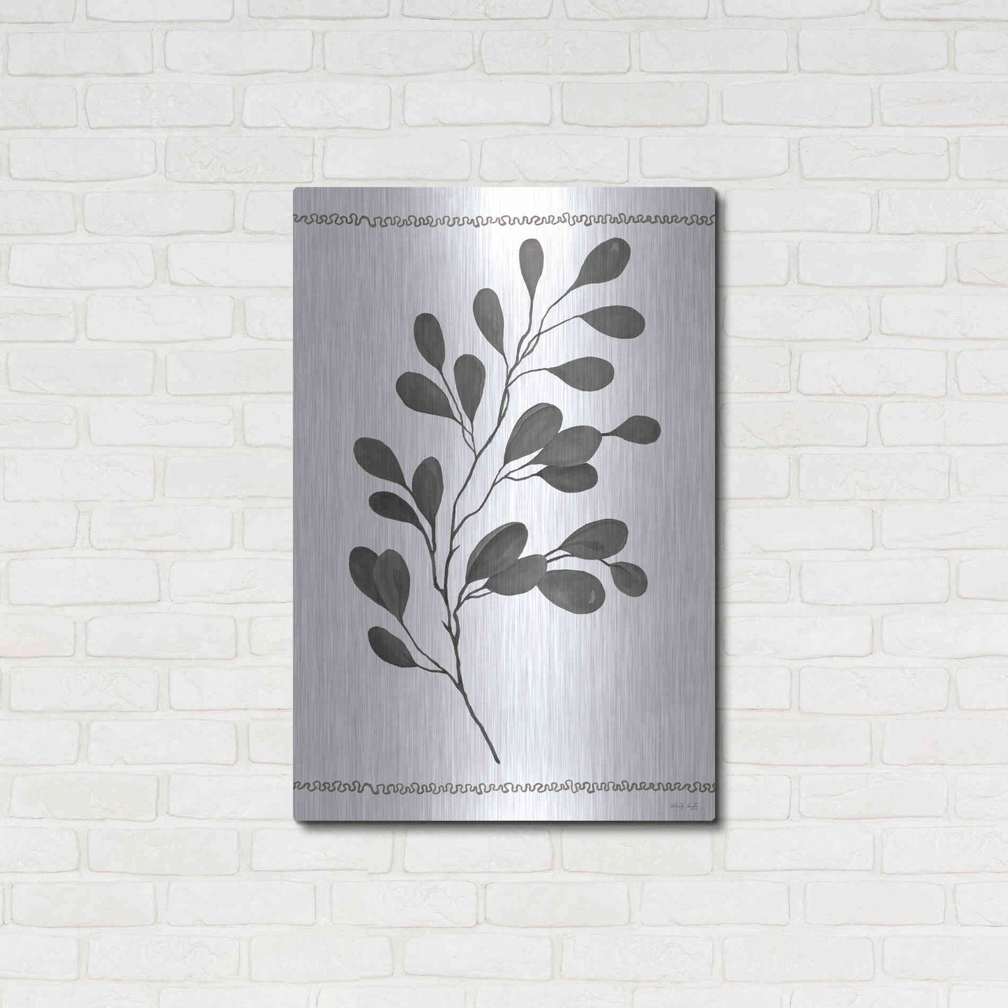 Luxe Metal Art 'Leaf Collection I' by Cindy Jacobs, Metal Wall Art,24x36