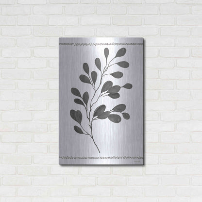 Luxe Metal Art 'Leaf Collection I' by Cindy Jacobs, Metal Wall Art,24x36