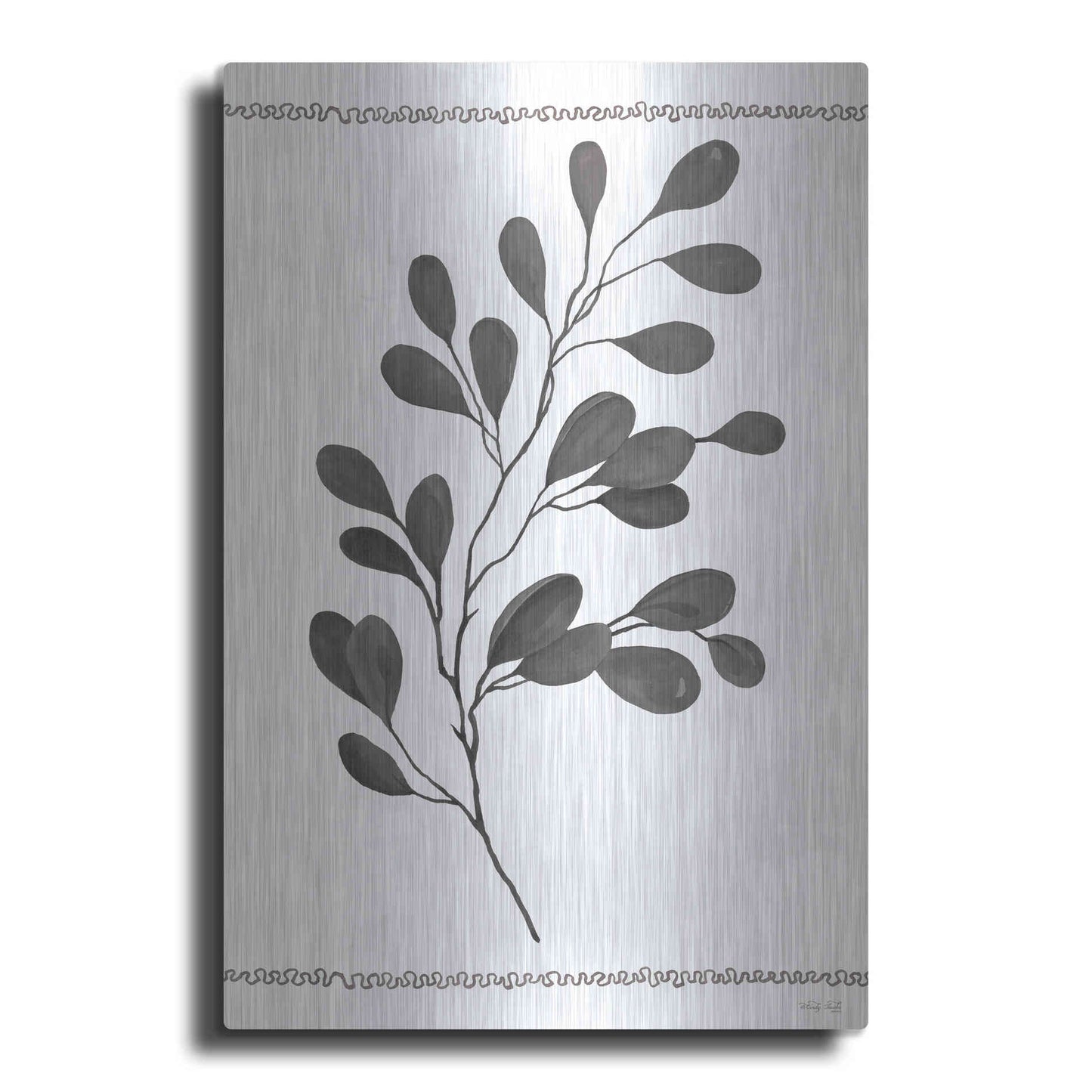 Luxe Metal Art 'Leaf Collection I' by Cindy Jacobs, Metal Wall Art