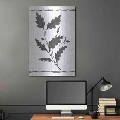 Luxe Metal Art 'Leaf Collection IV' by Cindy Jacobs, Metal Wall Art,24x36