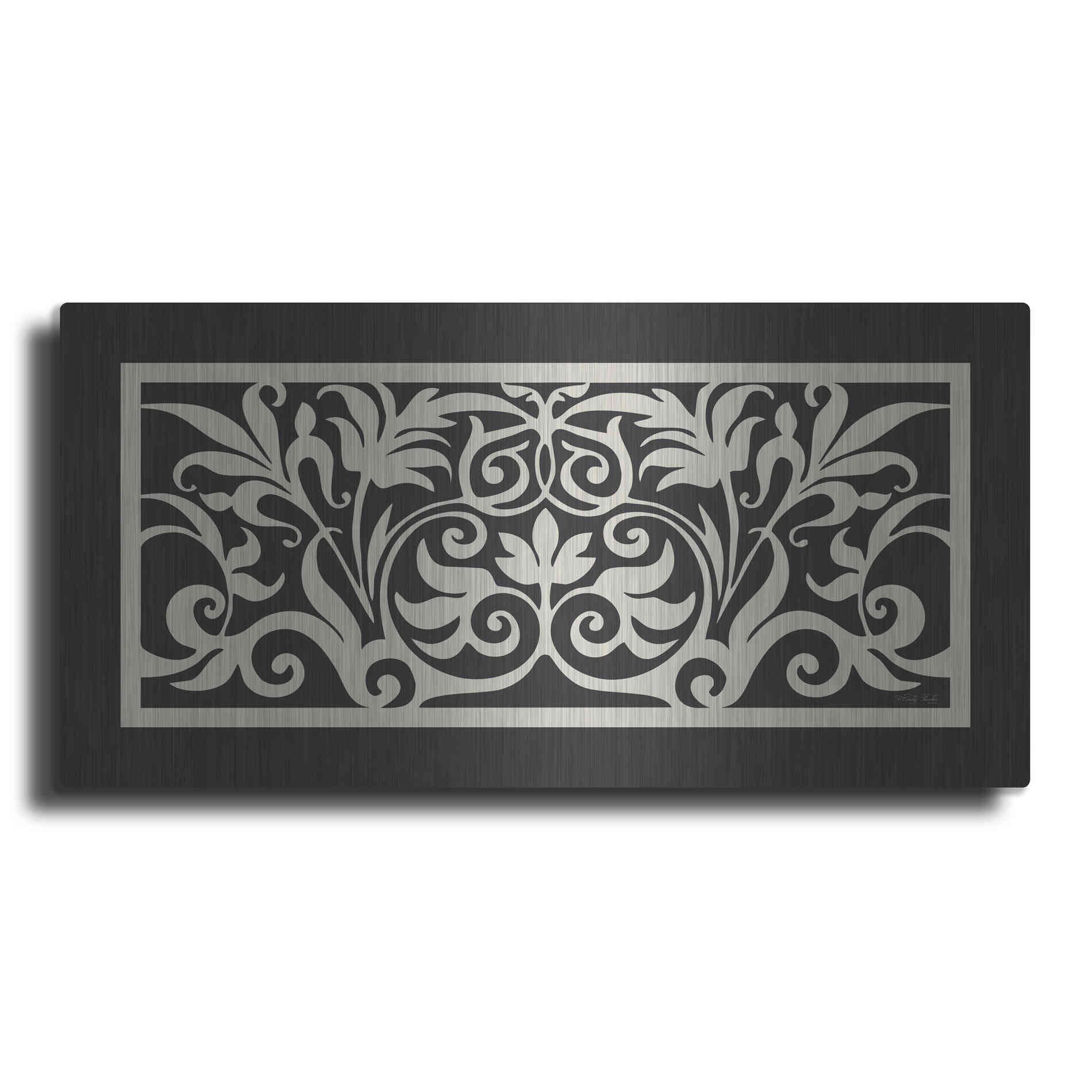 Luxe Metal Art 'Patterned Grill I' by Cindy Jacobs, Metal Wall Art