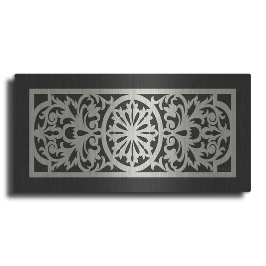 Luxe Metal Art 'Patterned Grill II' by Cindy Jacobs, Metal Wall Art