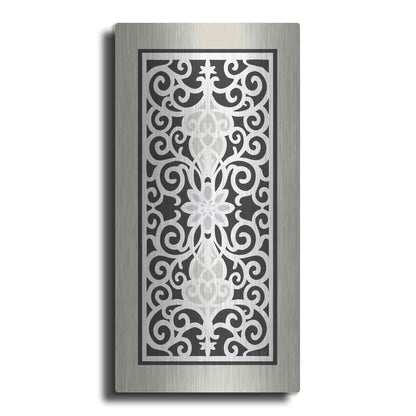 Luxe Metal Art 'Patterned Grill III' by Cindy Jacobs, Metal Wall Art