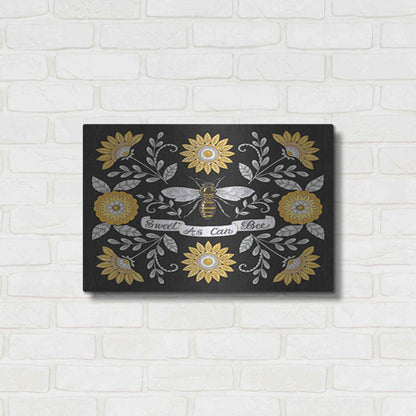 Luxe Metal Art 'Sweet As Can Be' by Deb Strain, Metal Wall Art,24x16