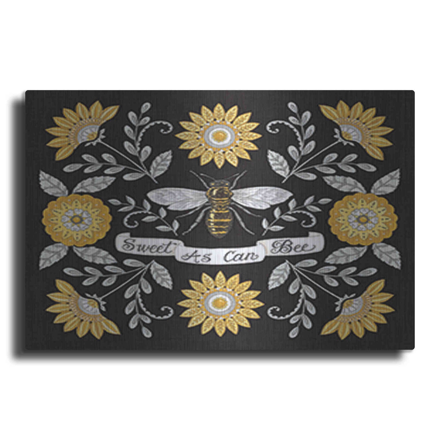 Luxe Metal Art 'Sweet As Can Be' by Deb Strain, Metal Wall Art