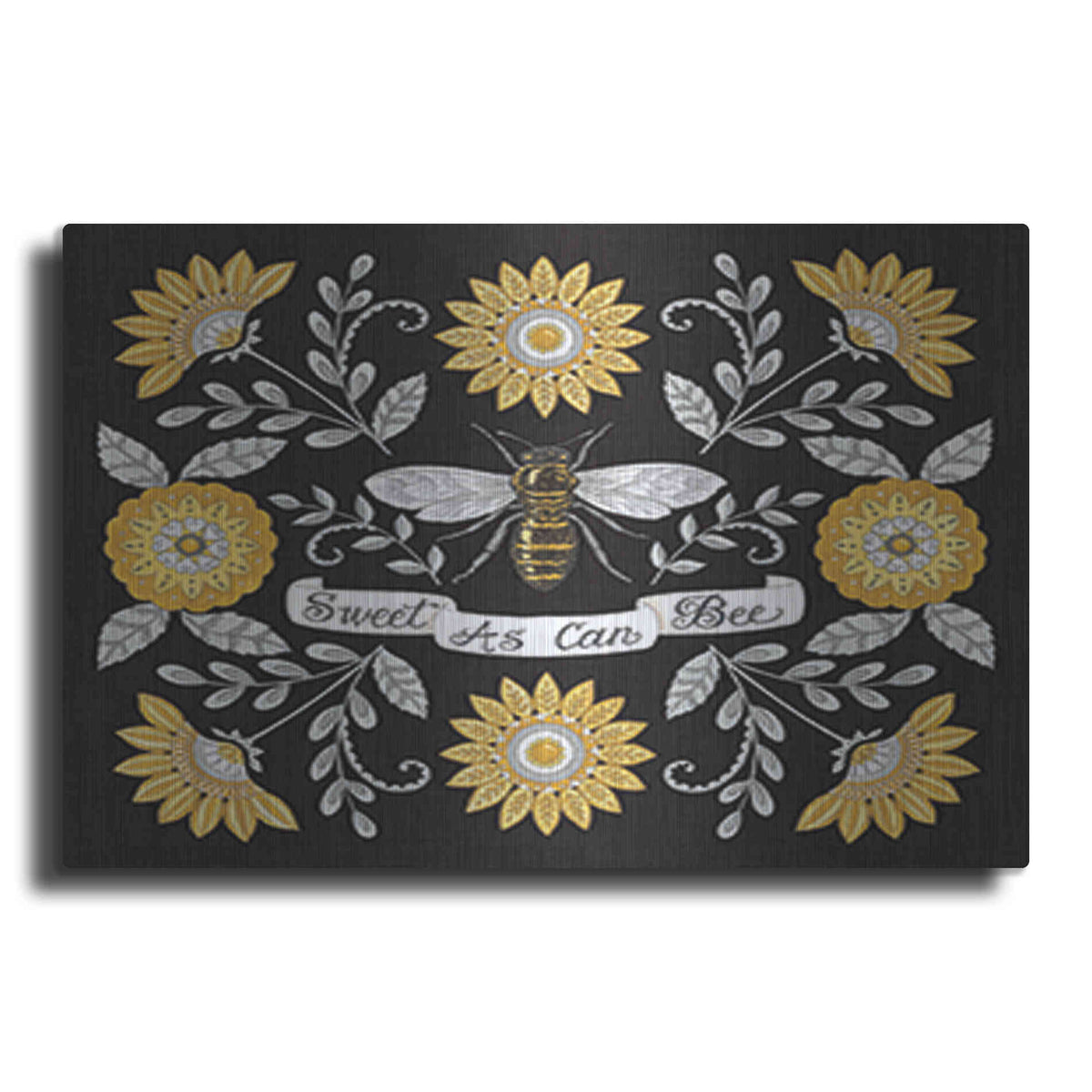 Luxe Metal Art 'Sweet As Can Be' by Deb Strain, Metal Wall Art