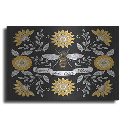 Luxe Metal Art 'Sweet As Can Be' by Deb Strain, Metal Wall Art