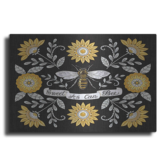 Luxe Metal Art 'Sweet As Can Be' by Deb Strain, Metal Wall Art