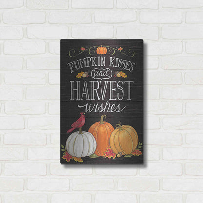 Luxe Metal Art 'Pumpkin Kisses & Harvest Wishes' by Deb Strain, Metal Wall Art,16x24
