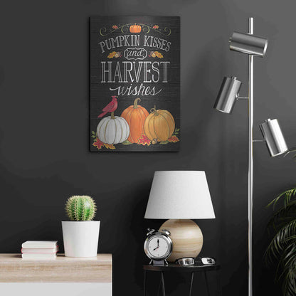 Luxe Metal Art 'Pumpkin Kisses & Harvest Wishes' by Deb Strain, Metal Wall Art,16x24