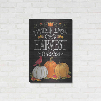 Luxe Metal Art 'Pumpkin Kisses & Harvest Wishes' by Deb Strain, Metal Wall Art,24x36