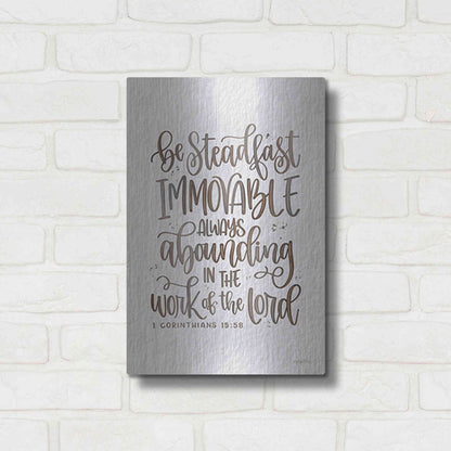 Luxe Metal Art 'Steadfast' by Imperfect Dust, Metal Wall Art,12x16
