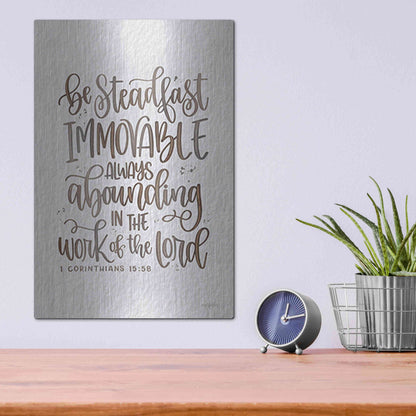 Luxe Metal Art 'Steadfast' by Imperfect Dust, Metal Wall Art,12x16
