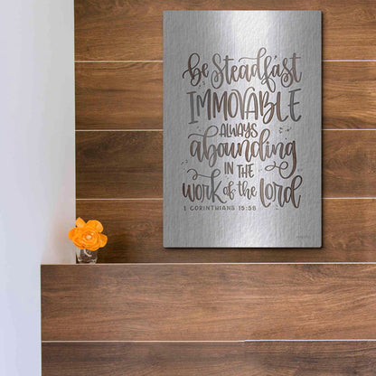 Luxe Metal Art 'Steadfast' by Imperfect Dust, Metal Wall Art,12x16