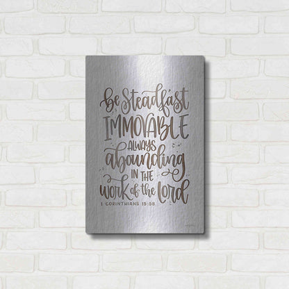 Luxe Metal Art 'Steadfast' by Imperfect Dust, Metal Wall Art,16x24