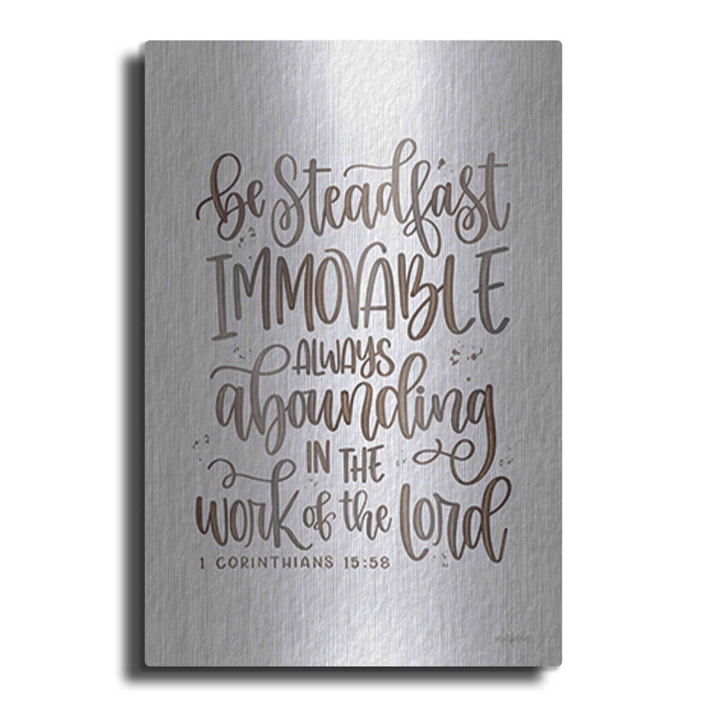 Luxe Metal Art 'Steadfast' by Imperfect Dust, Metal Wall Art