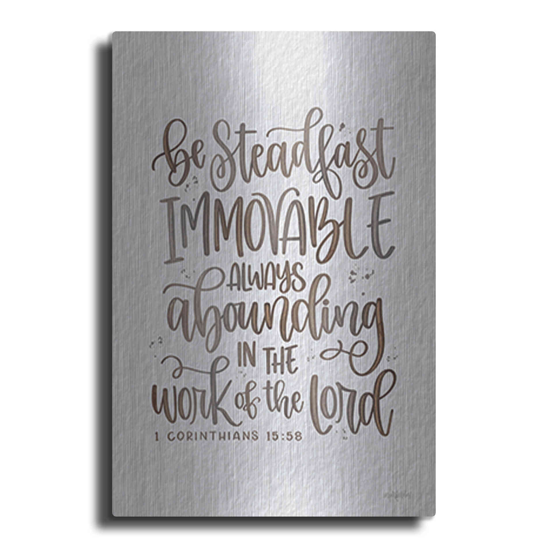 Luxe Metal Art 'Steadfast' by Imperfect Dust, Metal Wall Art