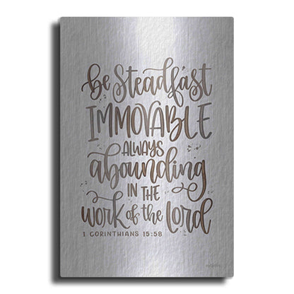 Luxe Metal Art 'Steadfast' by Imperfect Dust, Metal Wall Art