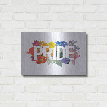 Luxe Metal Art 'Rainbow Pride' by House Fenway, Metal Wall Art,24x16