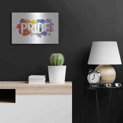 Luxe Metal Art 'Rainbow Pride' by House Fenway, Metal Wall Art,24x16