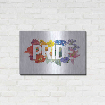 Luxe Metal Art 'Rainbow Pride' by House Fenway, Metal Wall Art,36x24