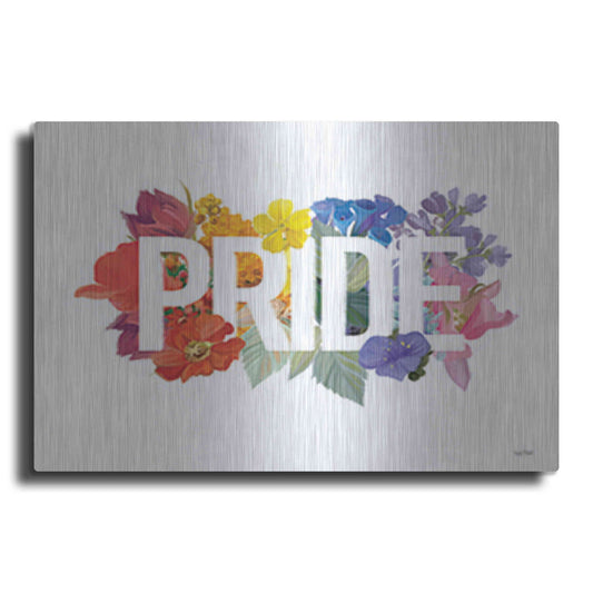Luxe Metal Art 'Rainbow Pride' by House Fenway, Metal Wall Art