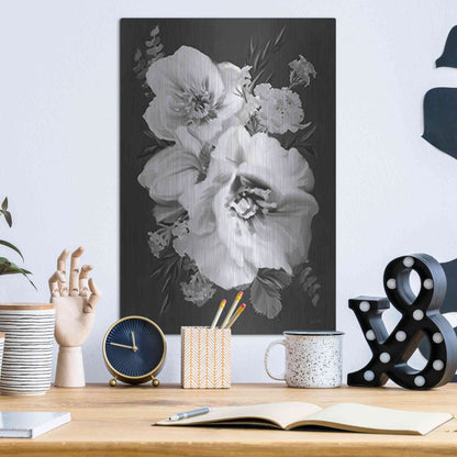 Luxe Metal Art 'Simple Beauty' by House Fenway, Metal Wall Art,12x16