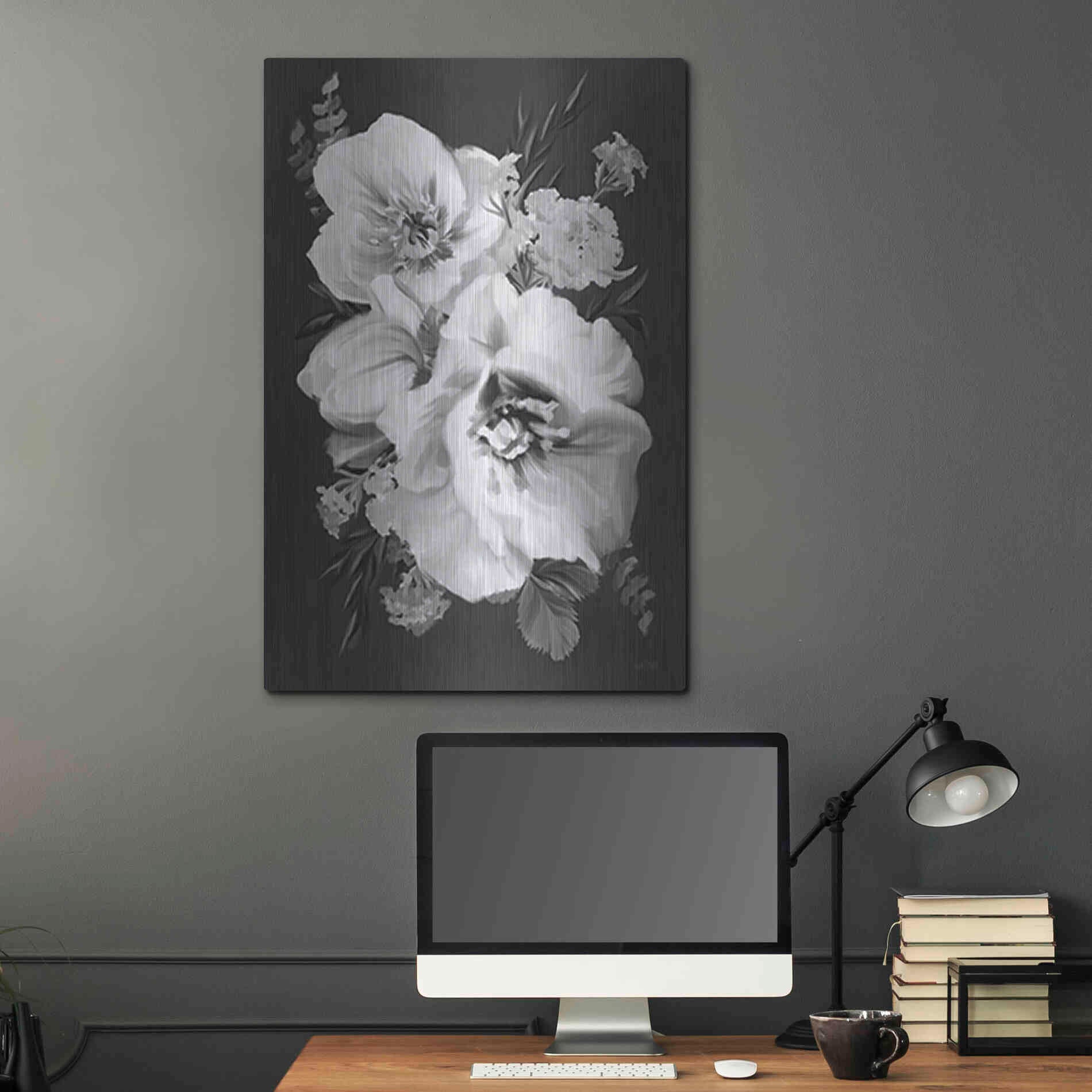 Luxe Metal Art 'Simple Beauty' by House Fenway, Metal Wall Art,24x36