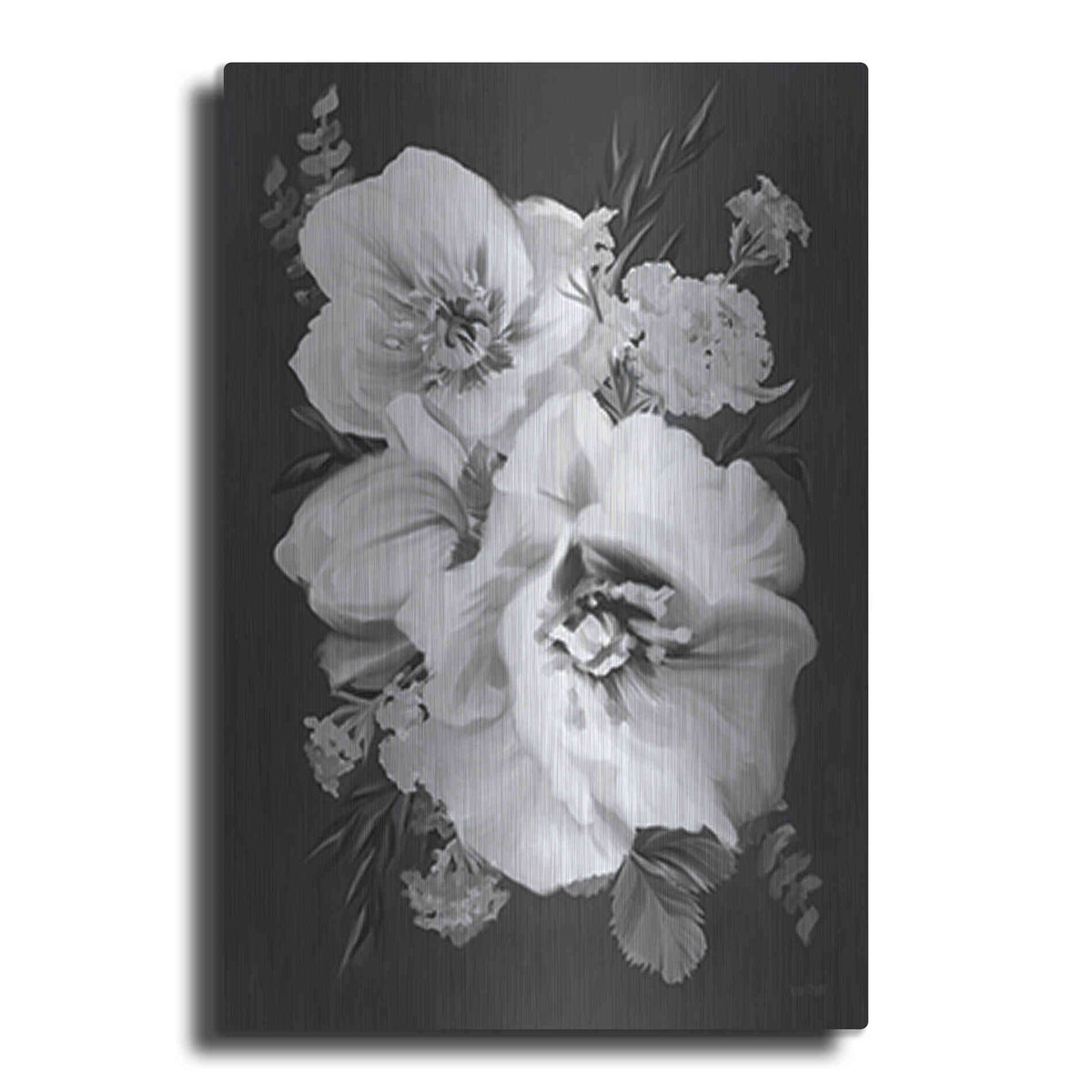 Luxe Metal Art 'Simple Beauty' by House Fenway, Metal Wall Art