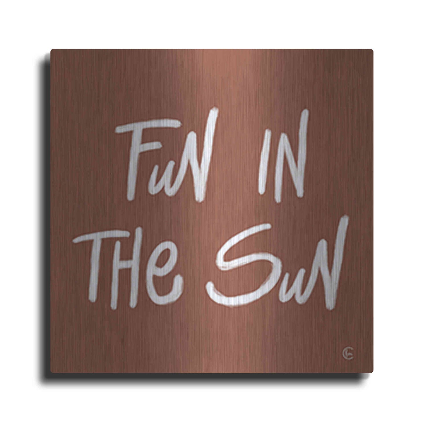 Luxe Metal Art 'Fun in the Sun' by Fearfully Made Creations, Metal Wall Art
