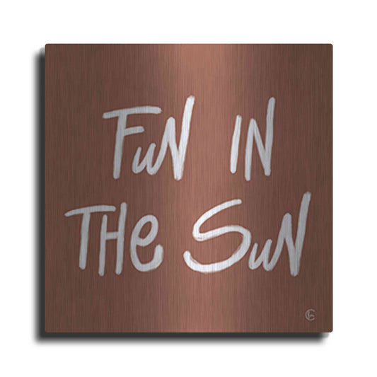 Luxe Metal Art 'Fun in the Sun' by Fearfully Made Creations, Metal Wall Art