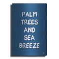 Luxe Metal Art 'Palm Trees and Sea Breeze' by Fearfully Made Creations, Metal Wall Art