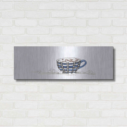 Luxe Metal Art 'Hot Cocoa' by Kamdon Kreations, Metal Wall Art,36x12