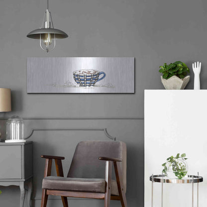 Luxe Metal Art 'Hot Cocoa' by Kamdon Kreations, Metal Wall Art,36x12