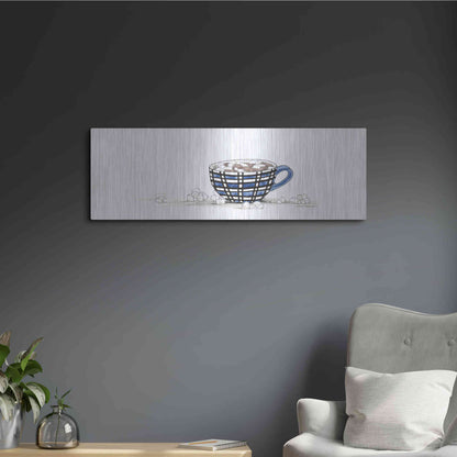 Luxe Metal Art 'Hot Cocoa' by Kamdon Kreations, Metal Wall Art,36x12
