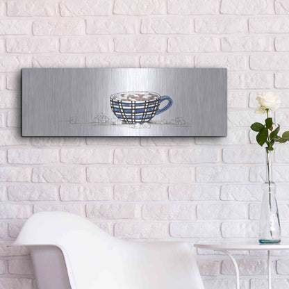 Luxe Metal Art 'Hot Cocoa' by Kamdon Kreations, Metal Wall Art,36x12