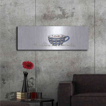 Luxe Metal Art 'Hot Cocoa' by Kamdon Kreations, Metal Wall Art,48x16