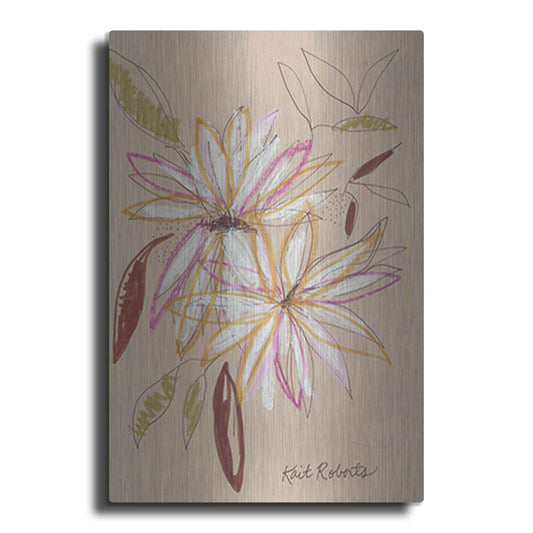 Luxe Metal Art 'Welcome Home' by Kait Roberts, Metal Wall Art