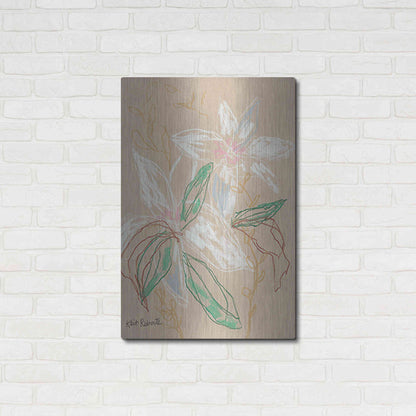 Luxe Metal Art 'I'd Much Rather Be Home' by Kait Roberts, Metal Wall Art,24x36