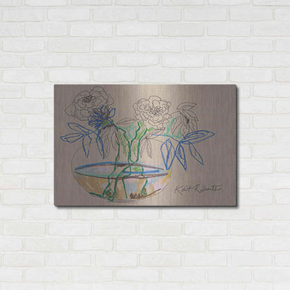 Luxe Metal Art 'Bouquet for Debbie' by Kait Roberts, Metal Wall Art,36x24