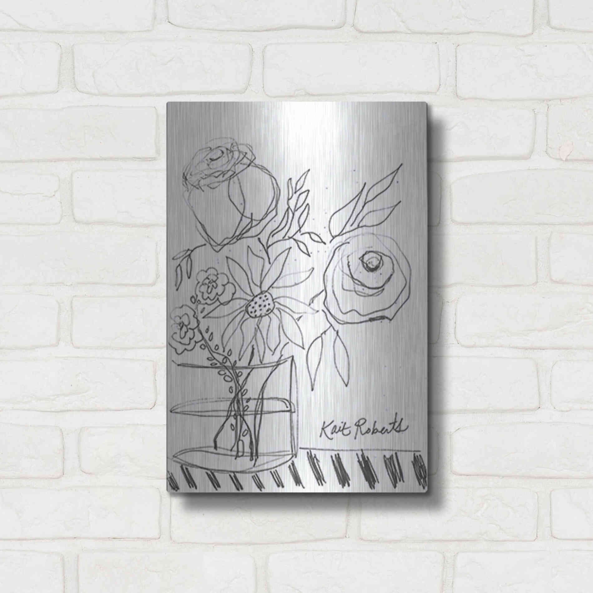 Luxe Metal Art 'Good Morning' by Kait Roberts, Metal Wall Art,12x16