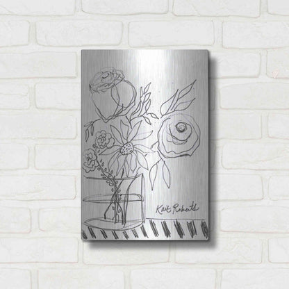 Luxe Metal Art 'Good Morning' by Kait Roberts, Metal Wall Art,12x16