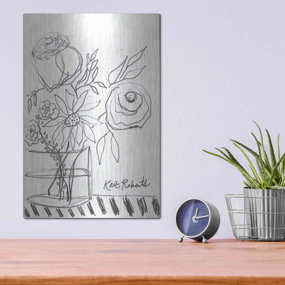 Luxe Metal Art 'Good Morning' by Kait Roberts, Metal Wall Art,12x16