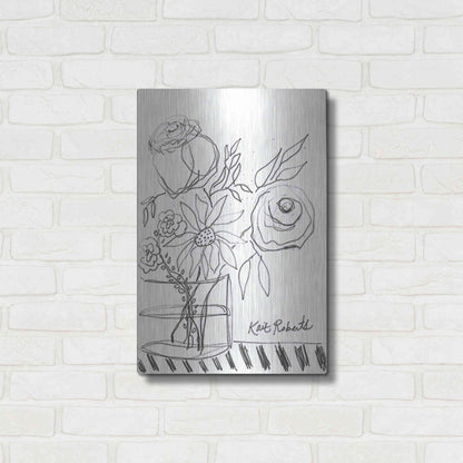 Luxe Metal Art 'Good Morning' by Kait Roberts, Metal Wall Art,16x24