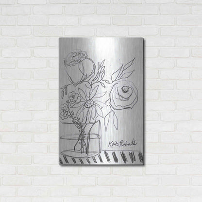 Luxe Metal Art 'Good Morning' by Kait Roberts, Metal Wall Art,24x36